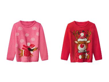 LUPILU® Pull de Noël avec lumières LED et/ou effets musicaux pour enfants