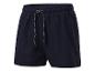 Donkerblauwe zwemshorts met trekkoord.