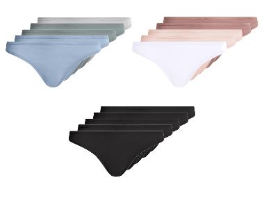 ESMARA® Strings pour femmes, 5 pièces