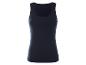 Débardeur noir uni pour femme.