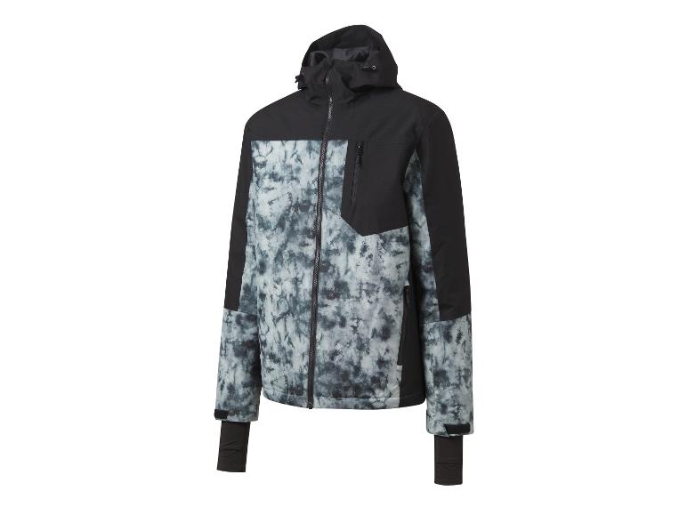 Veste de ski avec capuche et imprimé abstrait