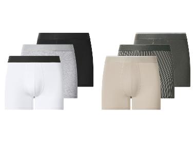ESMARA® Boxers longs pour hommes, 3 pièces