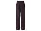 Pantalon femme rayé violet foncé avec taille élastique