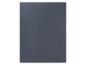 Donkerblauwe quilted deken, minimalistische stijl.