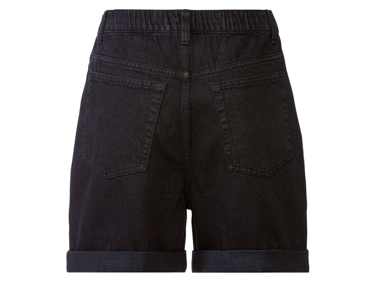 Ga naar volledige schermweergave: esmara® Katoenen jeansshort met elastische taille - afbeelding 3