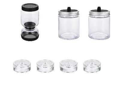 SILVERCREST® Bocal à rabat / Bocaux de fermentation / Poids en verre