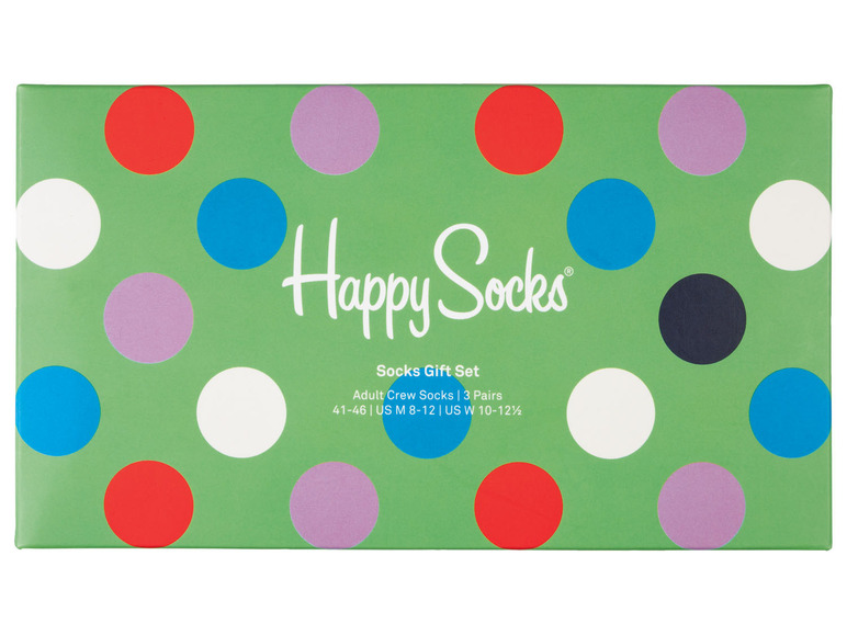 Ga naar volledige schermweergave: Happy Socks Set van 3 paar sokken in geschenkbox - afbeelding 18