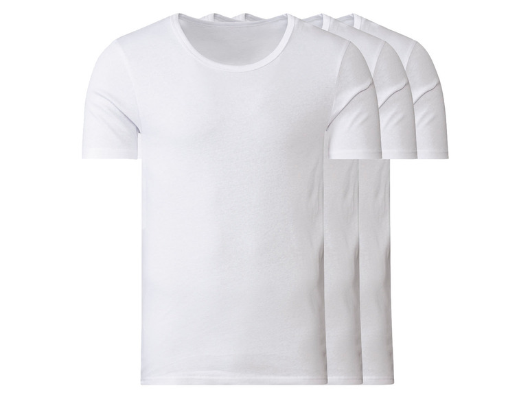 Ga naar volledige schermweergave: LIVERGY® Set van 3 katoenen T-shirts - afbeelding 4