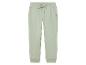 Pantalon de survêtement vert clair avec cordon.