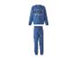 Ensemble de survêtement bleu avec sweat-shirt et pantalon, imprimé 'NYC MY TEAM'.