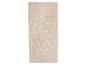 Beige vloerkleed met luipaardprint