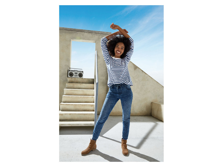 Aller en mode plein écran esmara® Pantalon molletonné au look denim - Photo 5