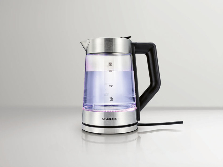 Aller en mode plein écran SILVERCREST® KITCHEN TOOLS Bouilloire en verre, max. 3 000 W, contenu 1,7 L - Photo 11