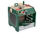 Houten speelgoedwerkbank met gereedschap en tandwielen, merk Parkside.