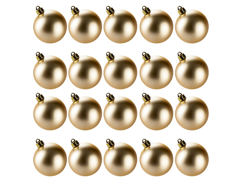Ga naar volledige schermweergave: LIVARNO home Kerstballen, set van 20 - afbeelding 4