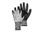 Gants de travail Parkside noirs et gris avec marquage CE et taille 10.
