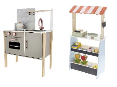 LUPILU® Cuisine ou magasin en bois pour enfants