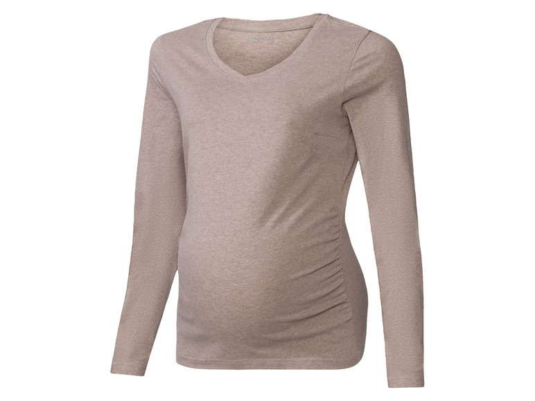 Aller en mode plein écran esmara® T-shirt de grossesse à manches longues en un mélange de coton - Photo 3