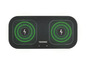 Draadloze oplaadmat van TRONIC met twee oplaadpunten.