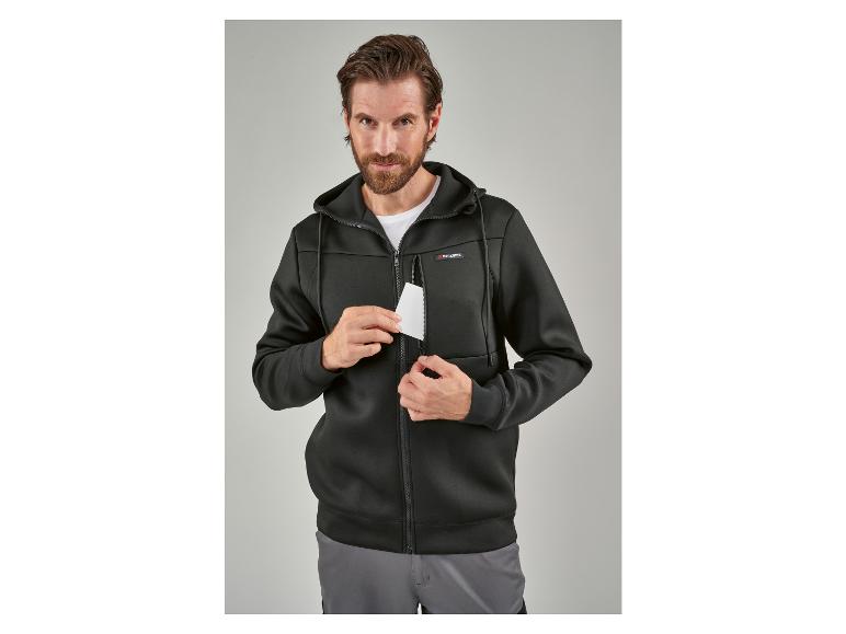 Zwarte Parkside hoodie voor heren.
