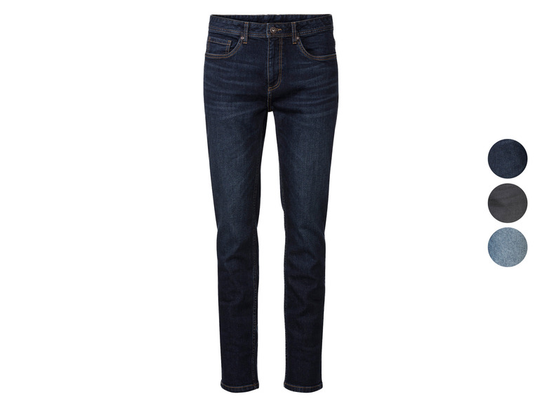Ga naar volledige schermweergave: LIVERGY® Slim fit jeans van een katoenmix - afbeelding 1