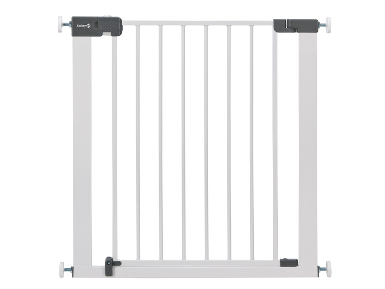 Un barrière de sécurité Safety 1st blanche