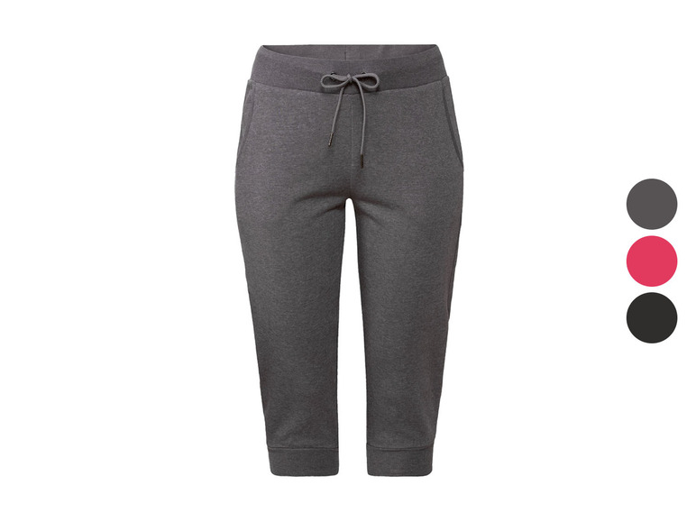 Ga naar volledige schermweergave: esmara® Losse capri broek van een katoenmix - afbeelding 1