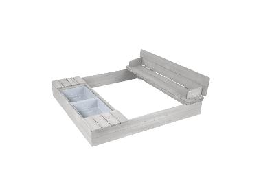 roba Bac à sable avec bancs pliables et bacs de jeu