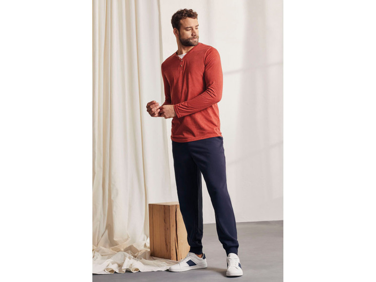Ga naar volledige schermweergave: LIVERGY® Shirt met lange mouwen van een katoenmix - afbeelding 10