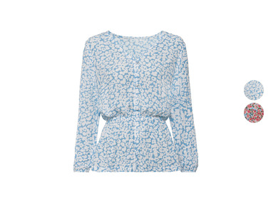 esmara® Fleurige blouse met V-hals en sierknopen