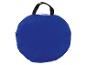 Sac de courses pliable bleu avec fermeture éclair et poignées