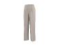 Beige wijde broek met plooien.