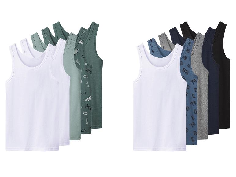 Ensemble de débardeurs pour hommes en blanc, vert, bleu, gris et noir