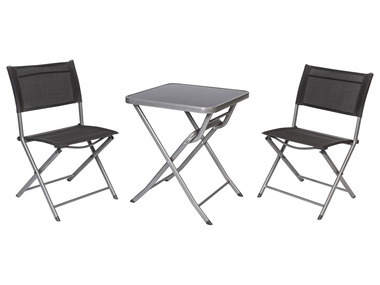 LIVARNO home Set de meubles de balcon en aluminium »Houston«, 3 pièces
