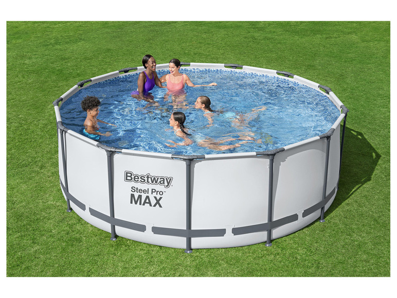 Ga naar volledige schermweergave: Bestway Zwembad »Steel Pro Max«, Ø 396 x 122 cm - afbeelding 4