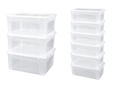 LIVARNO home Boîtes de rangement, set de 3 ou de 6