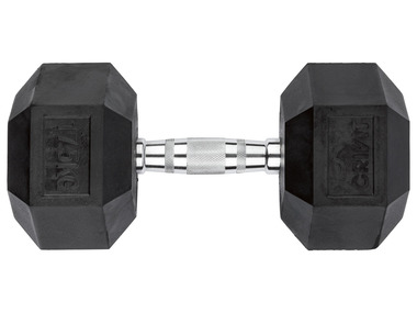 Haltère court hexagonal, 17,5 kg CRIVIT