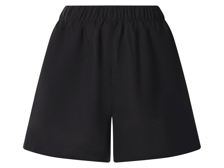 Short noir avec taille élastique