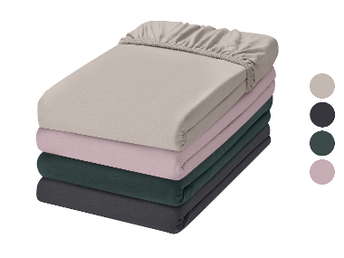 LIVARNO® Drap-housse en jersey, 180-200 x 200 cm