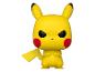 Figurine Funko Pop! Pikachu de Pokémon, en colère, jaune avec des yeux noirs et des joues rouges.
