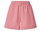Short rose pour femme avec taille élastique.