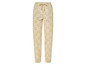 Beige broek met een LIDL-print.