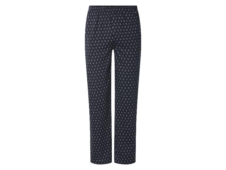 Donkere joggingbroek met een wit ruitpatroon