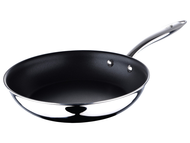 Ga naar volledige schermweergave: Masterpro Roestvrijstalen braadpan Ø 24 cm - afbeelding 1