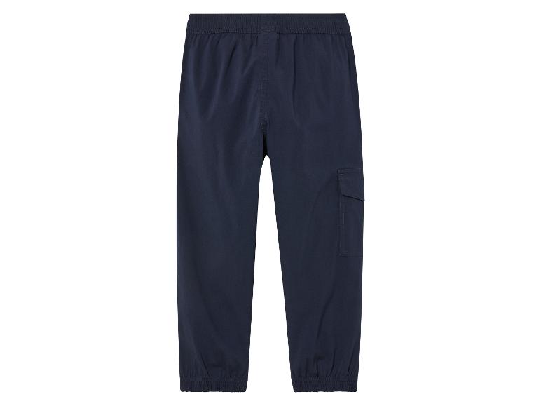 Donkerblauwe cargo broek voor jongens.
