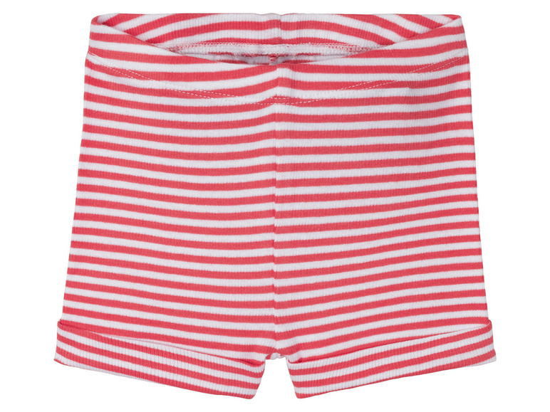 Aller en mode plein écran Set de 2 shorts bébé en un mélange de coton - Photo 5