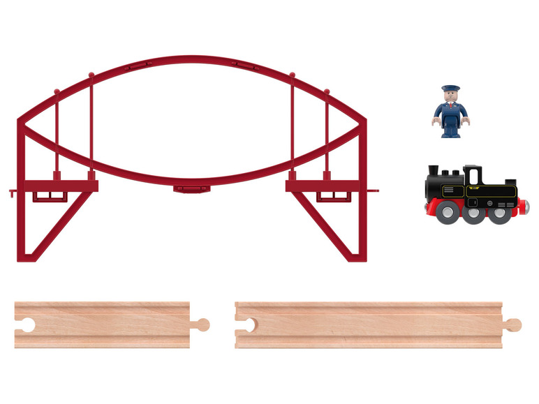 Ga naar volledige schermweergave: Playtive Uitbreidingsset voor houten spoorweg - afbeelding 4