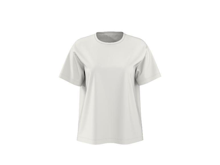 T-shirt blanc uni à manches courtes sur fond blanc