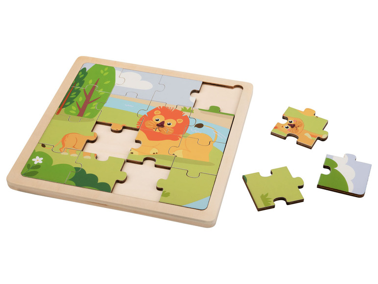 Aller en mode plein écran Playtive Puzzle en bois - Photo 3