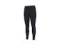 Legging de sport noir taille haute avec petit logo.
